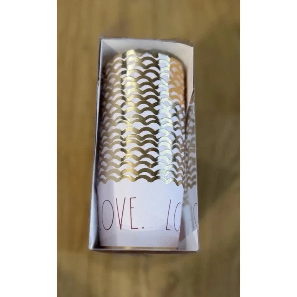 Rae Dunn Fall/Valentine/Wedding/Anniversary 60 Pc. Baking Cups LOVE NEVER FAILS